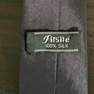 Firsité Midnight Purple Silk Tie - 3” Wide, Shimmering Multitone